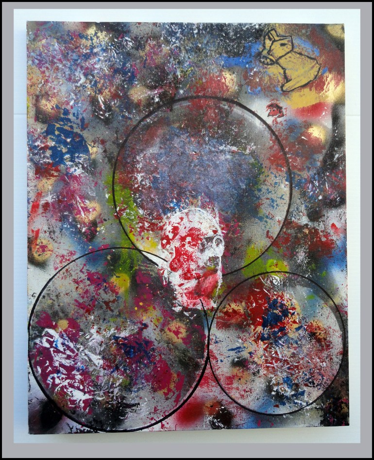 Population I~Acylic on canvas~16LX20H