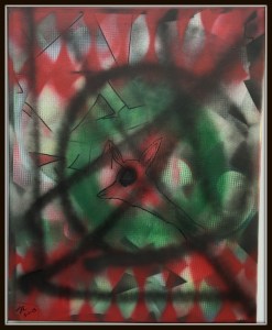 In the Cross-hairs~Acrylic on Canvas~16X20