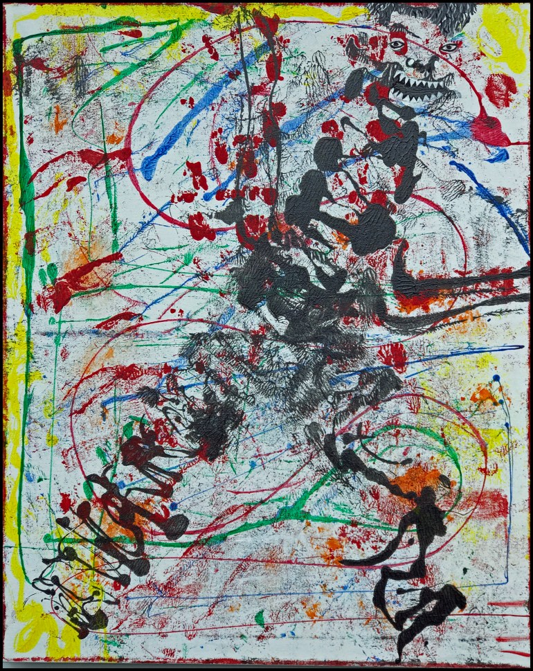 Umberto~Mixed media on canvas~30 x 24