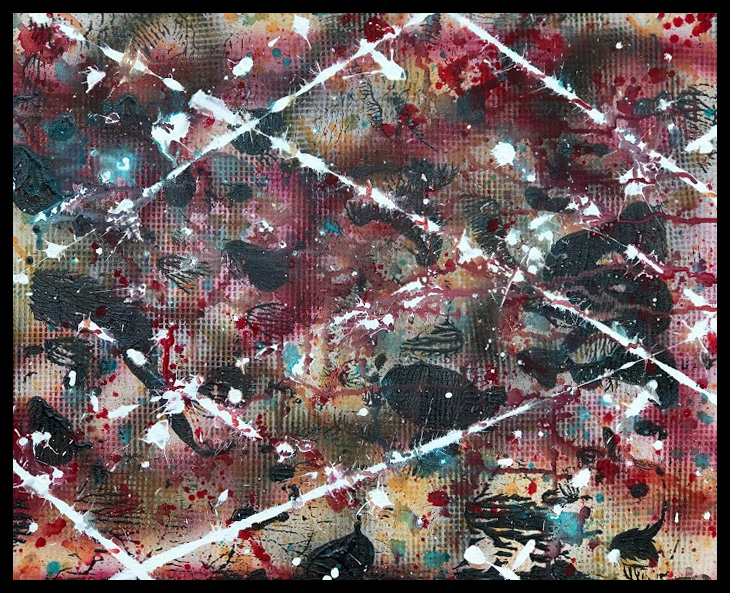 Nexus II~Mixed Media on Canvas~20 x 16
