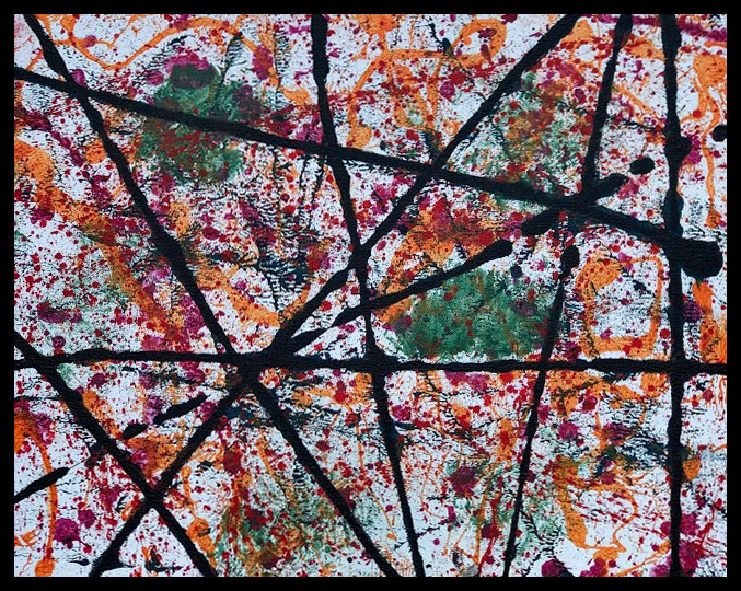 Nexus III~Mixed Media on Canvas~20 x 16