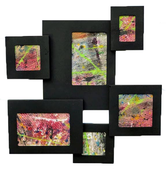 Six of One~Mixed Media~16x17