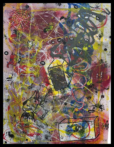 Lucid Dream XI~Mixed Media on Canvas~24 x18