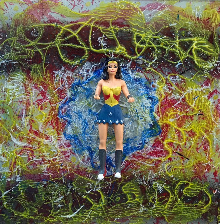 Wonder Woman~Mixed Media~11x11