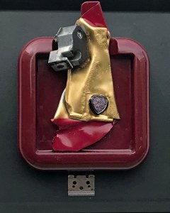 Princengracht~Found Objects, Paint~7x8